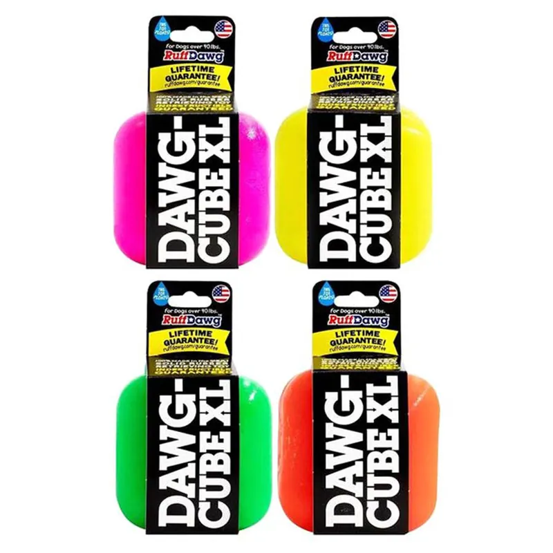 Ruff Dawg Dawg-Cube XL Rubber Retrieving Dog Toy