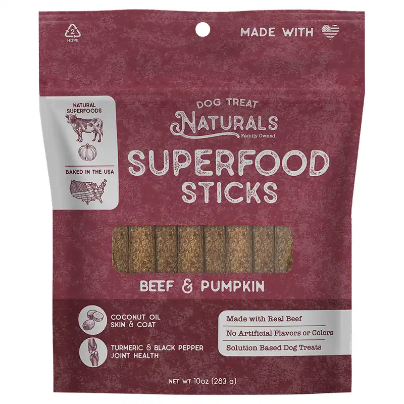 Dog Treat Naturals Beef and Pumpkin Sticks Dog Treat
