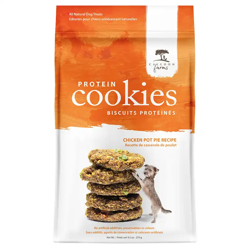 Caledon Farms Chicken Pot Pie Protein Cookies Dog Treats