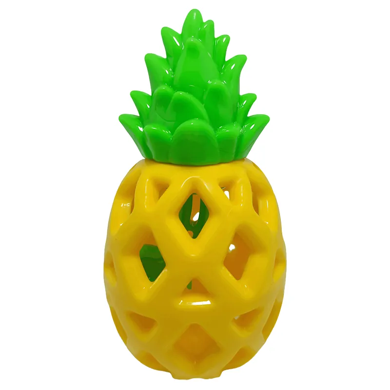 Steel Dog Slow Treaters Pineapple Dog Toy