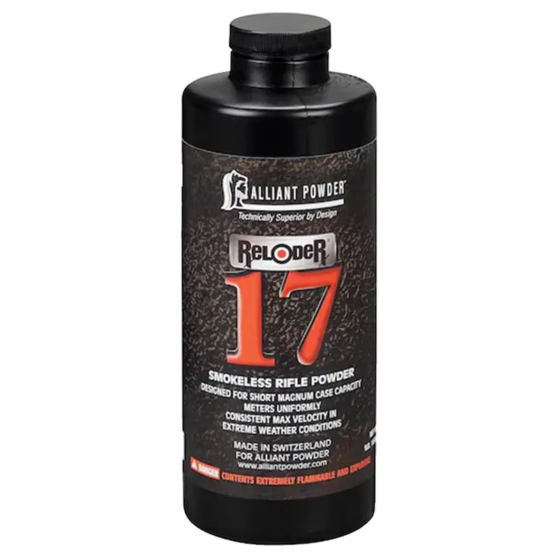 Alliant Powder Reloder 17 Smokeless Short Magnum Rifle Powder