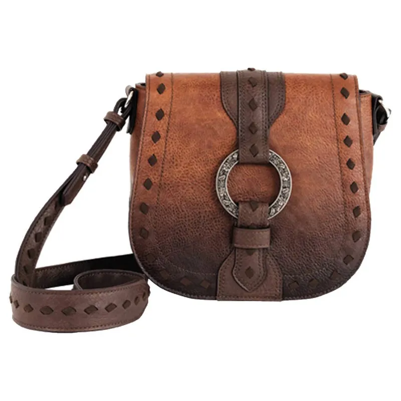 Justin Women‘s Saddle Bag with Whip Stitch and Harness