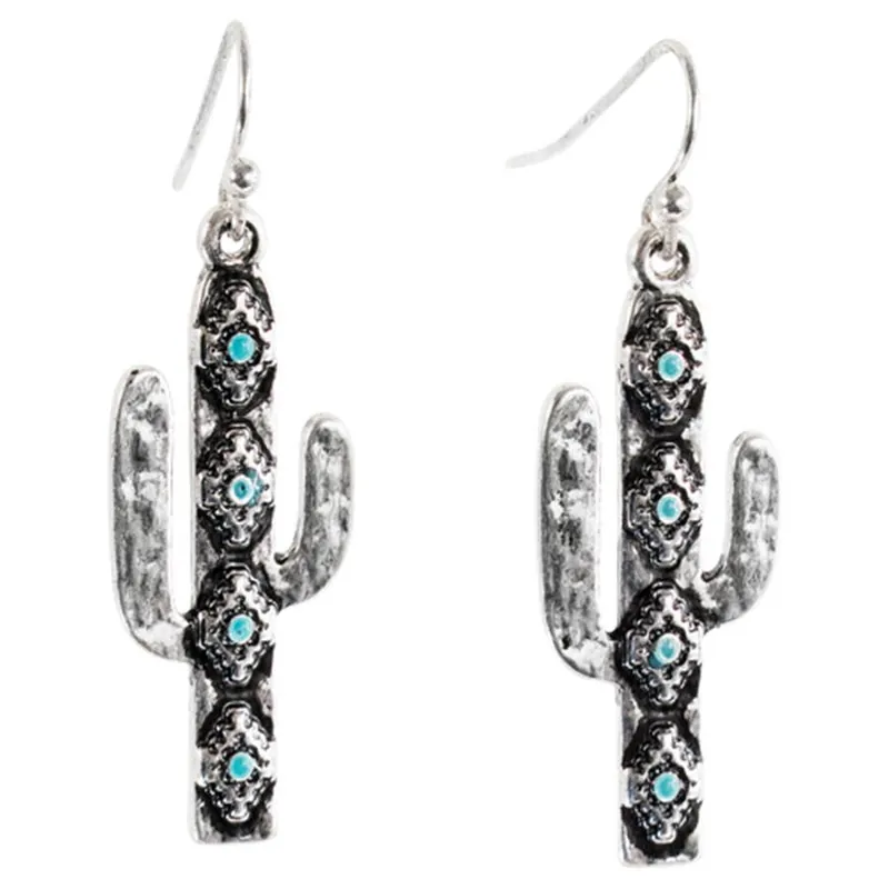 Justin Women‘s Saguaro Pendant Earrings