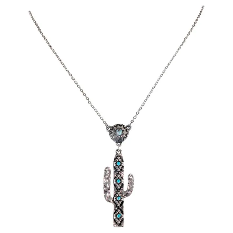 Justin Women‘s Saguaro Pendant Necklace
