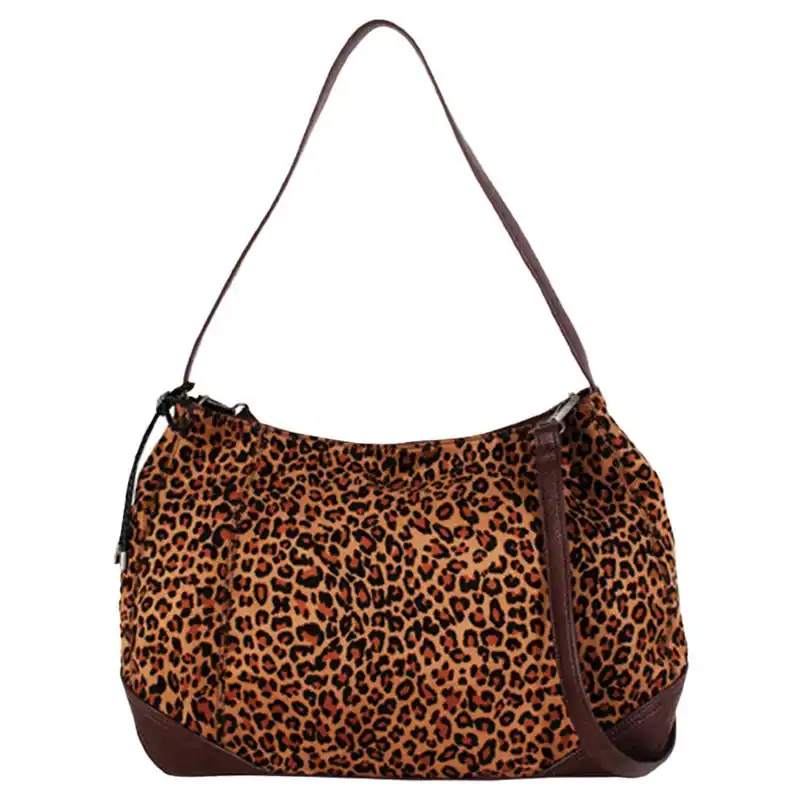 Justin Women‘s Leopard Print Shoulder Bag with Bow
