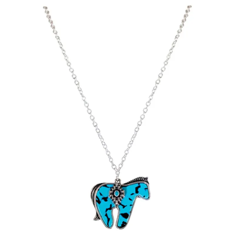 Justin Women‘s Horse Pendant Necklace