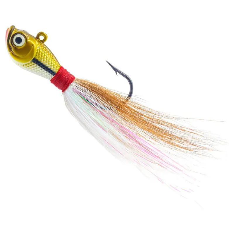 JDR Specialty Tackle UV Glow Flash Bucktail Jig