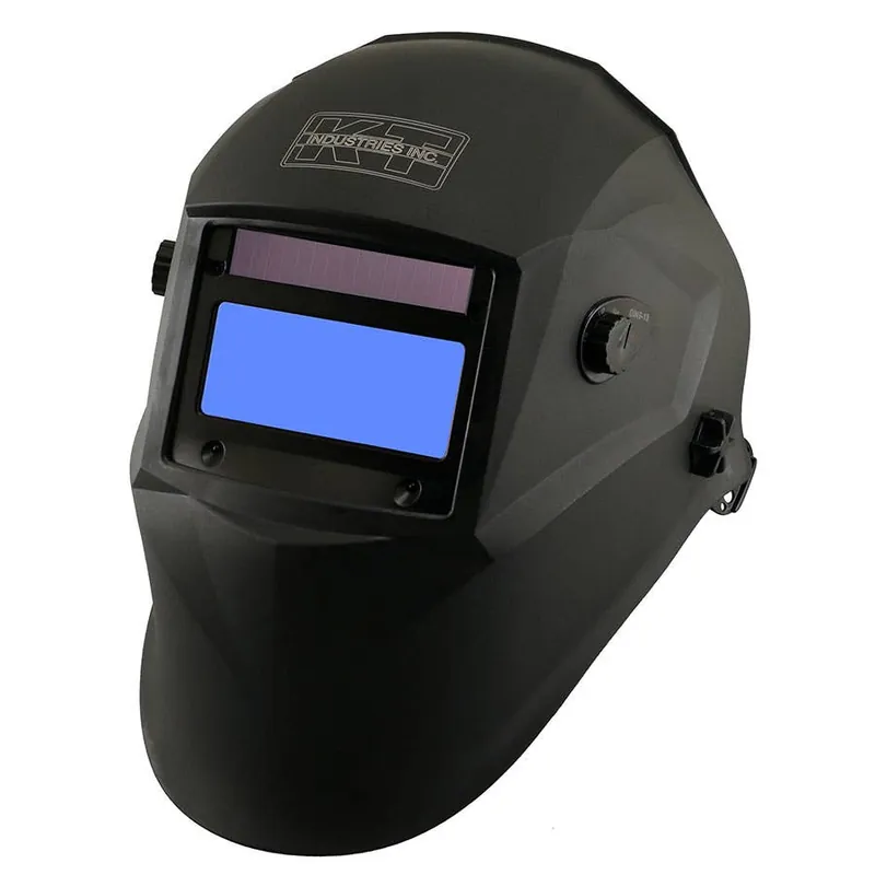 K-T Industries Matte Black Auto-Darkening Helmet