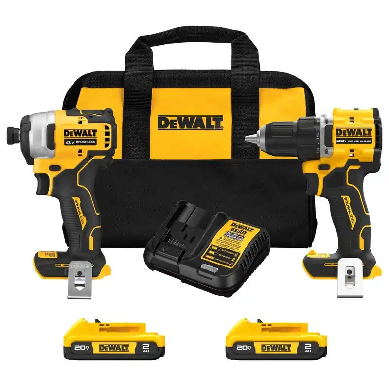 DeWalt ATOMIC 20V MAX Brushless Compact Drill/Driver and Impact Driver Combo Kit