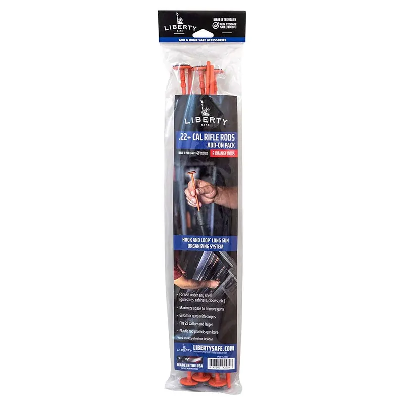 Liberty Safe Orange Rifle Rods
