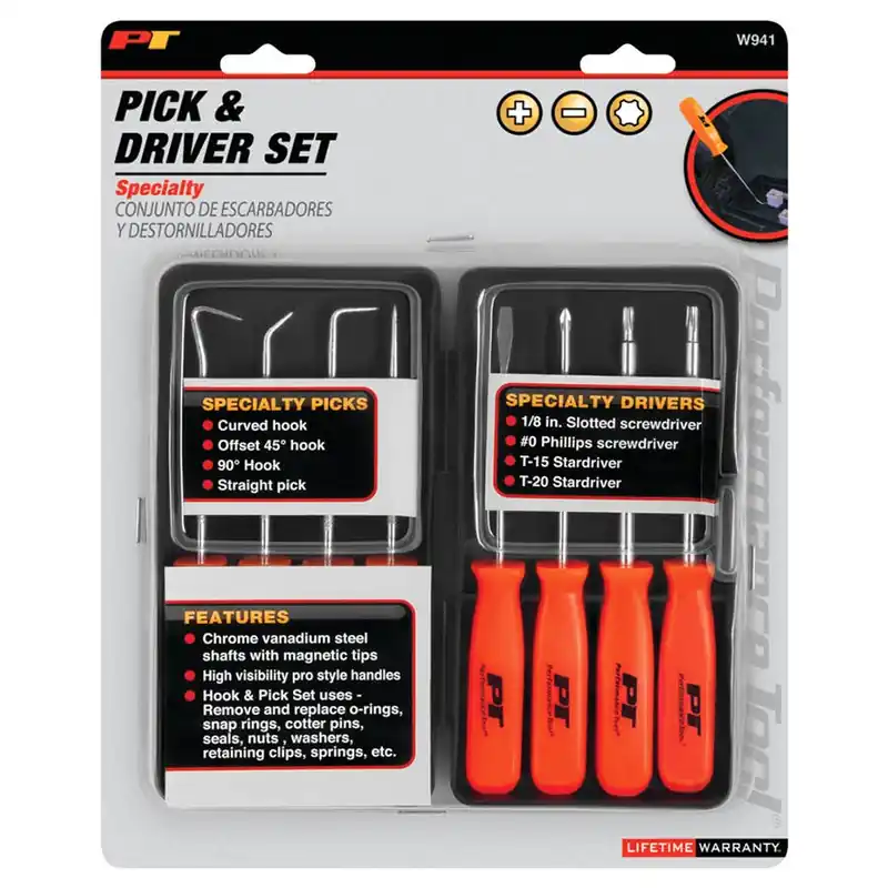 Performance Tool Specialty Pick/Driver Set