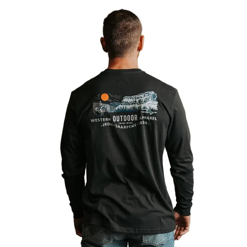 Smith + Rogue Men‘s Western Outdoor Tee - Pirate Black - L