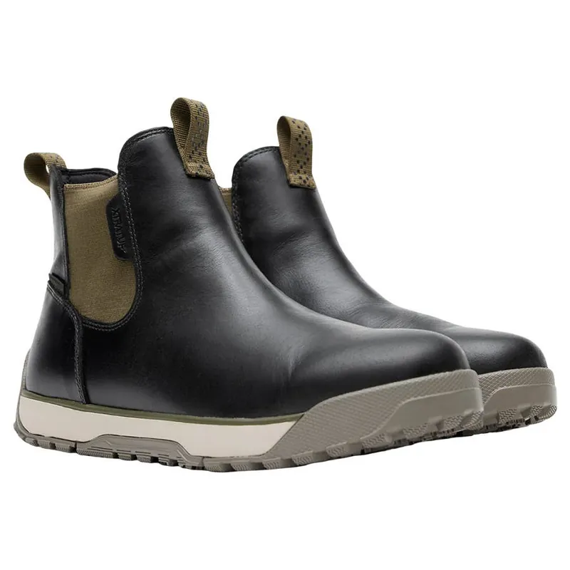 XTRATUF Men‘s Waterproof Leather Ankle Deck Boots