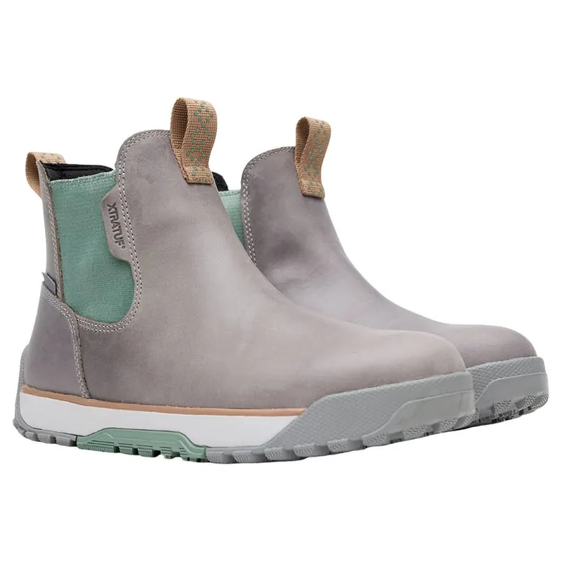XTRATUF Women‘s Waterproof Leather Ankle Deck Boots