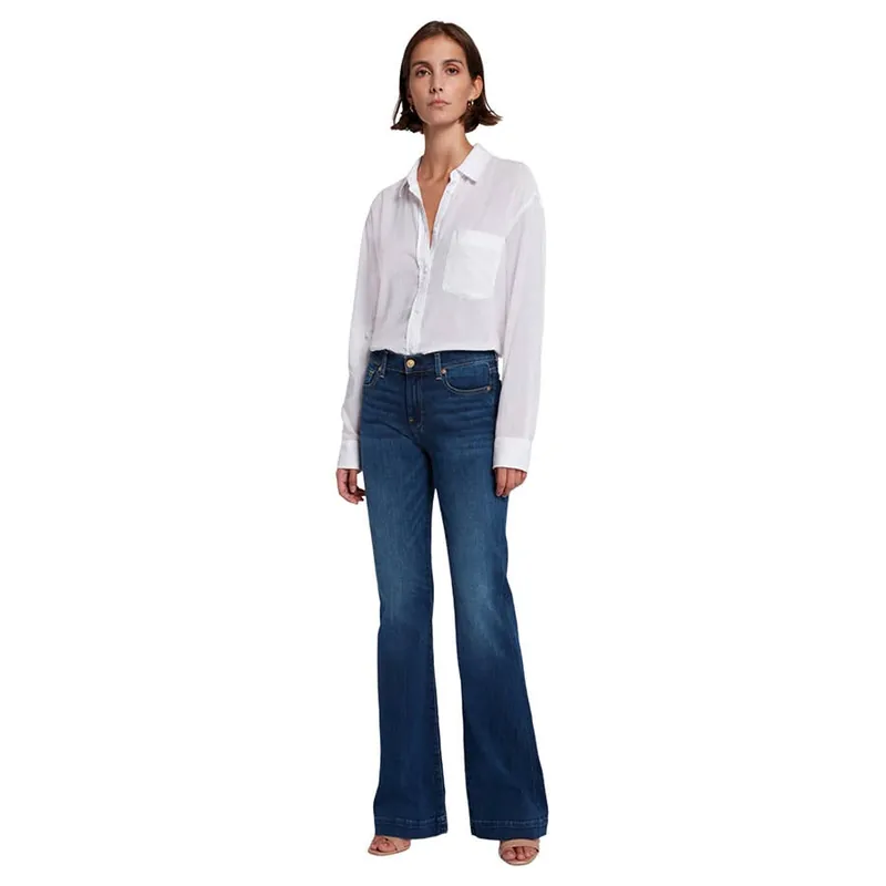 7 FOR ALL MANKIND Women‘s Dojo Wide Leg Trouser Jeans