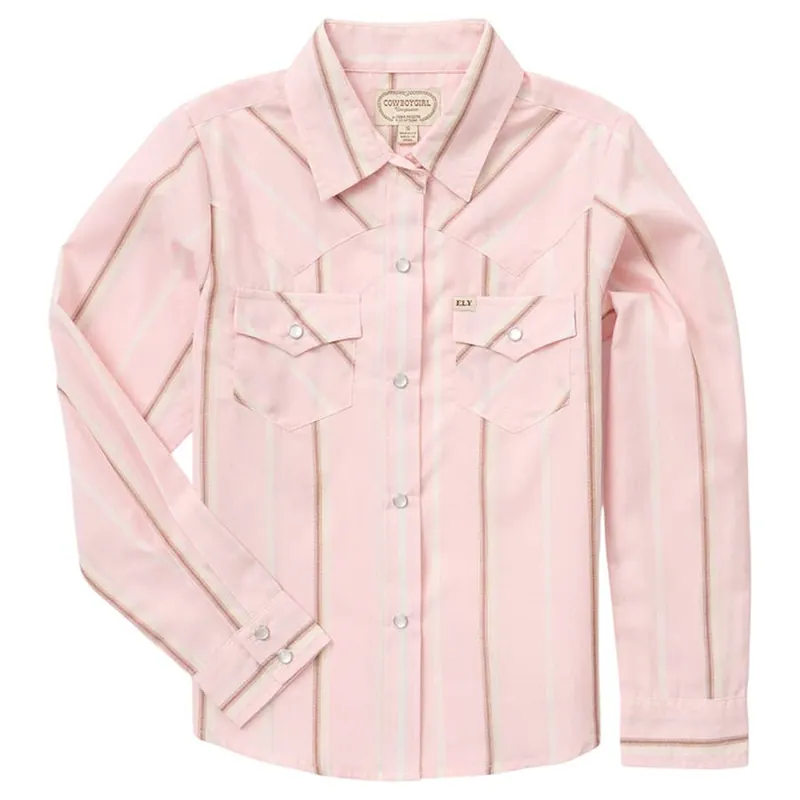 Ely & Walker Girl‘s Cowboygirl Granddaddy Long Sleeve Snap Shirt