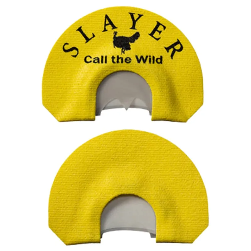 Slayer Calls Black Bat Wing Yella Yelper Turkey Mouth Call