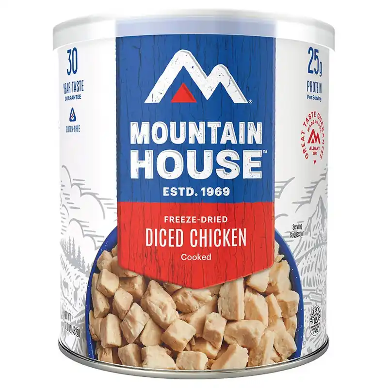 Mountain House Freeze Dried Cooked Diced Chicken