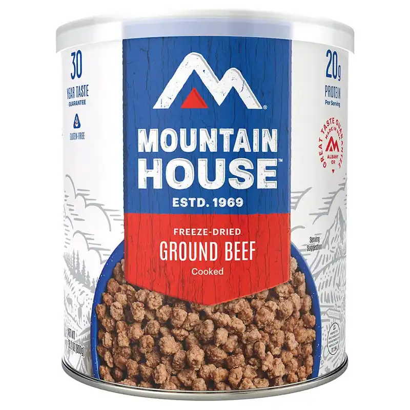 Mountain House Freeze Dried Cooked Ground Beef