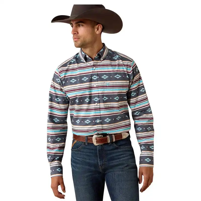 Ariat Men‘s Fitted Long Sleeve Pro Series Pluto Shirt