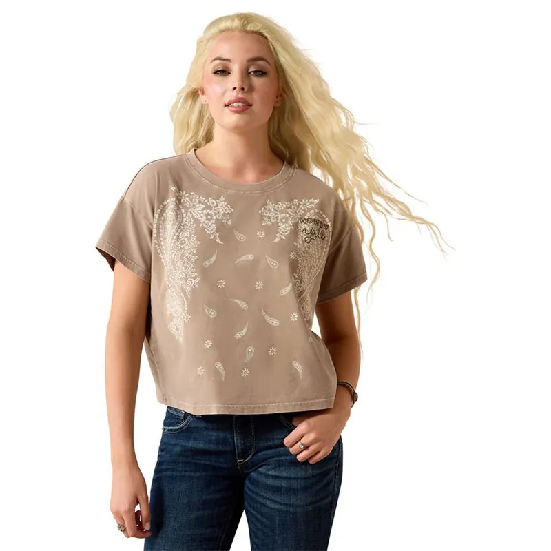 Ariat Women‘s Paisley Boxy Crop T-Shirt