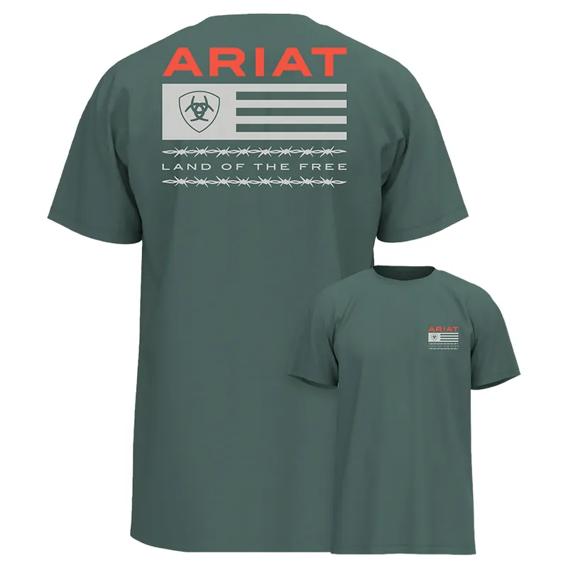 Ariat Men‘s Hidden Valley Flag Short Sleeve T-Shirt