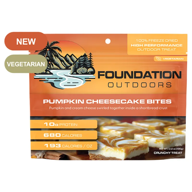 Foundation-Outdoors Pumpkin Cheesecake Bites Freeze Dried Treat