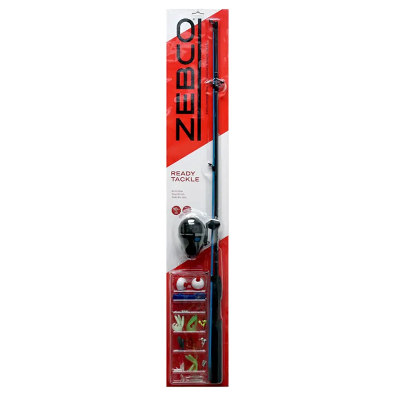 Zebco Ready Tackle Spincast Combo with Tackle Kit