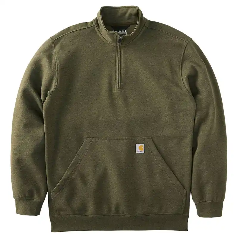 Carhartt Men‘s Marquette 1/4-Zip Mock-Neck Sweatshirt