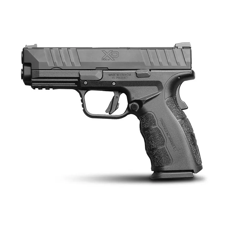 Springfield Armory XD MOD.4 Semi-Auto Pistol - Virdian RFX-11 Green Dot Sight - Black - 9mm - 16