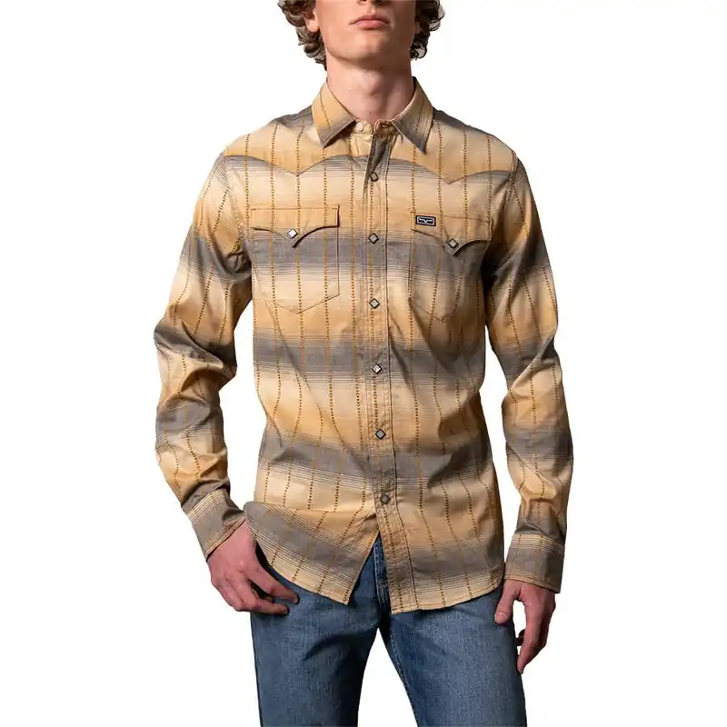 Kimes Ranch Men‘s Lyle Snap Long Sleeve Shirt