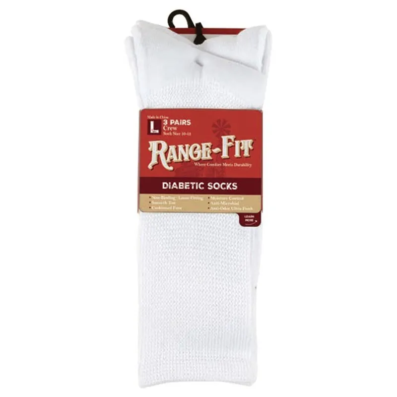 Range Fit Women‘s Diabetic Crew Socks