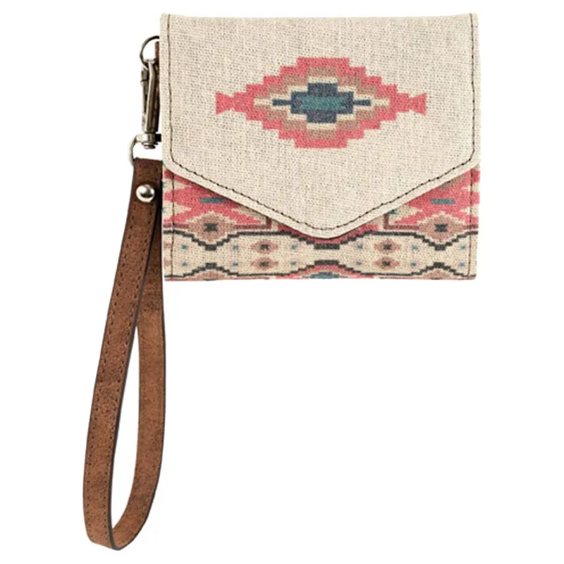 Catchfly Women‘s Southwestern Design Canvas Mini Wallet