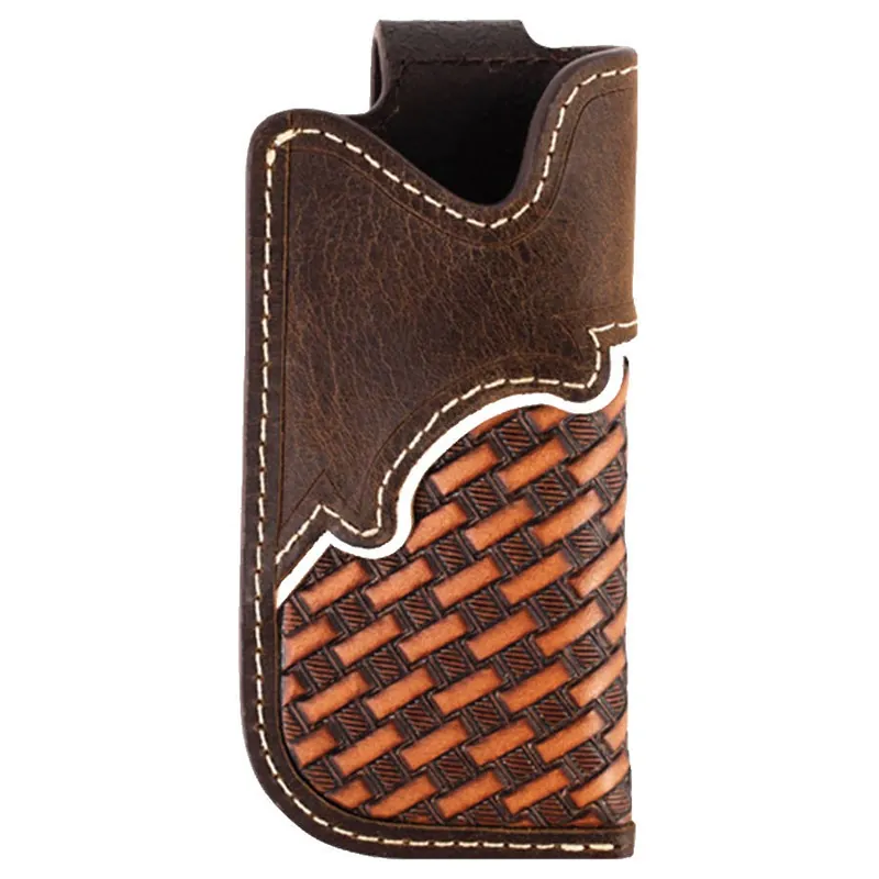 Red Dirt Hat Co. Men‘s Basketweave Knife Sheath with Yoke
