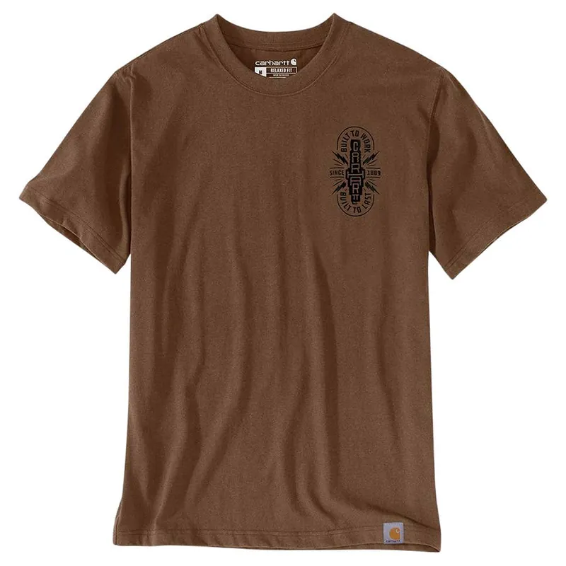 Carhartt Men‘s Irvine Relaxed Fit Built Short Sleeve T-Shirt