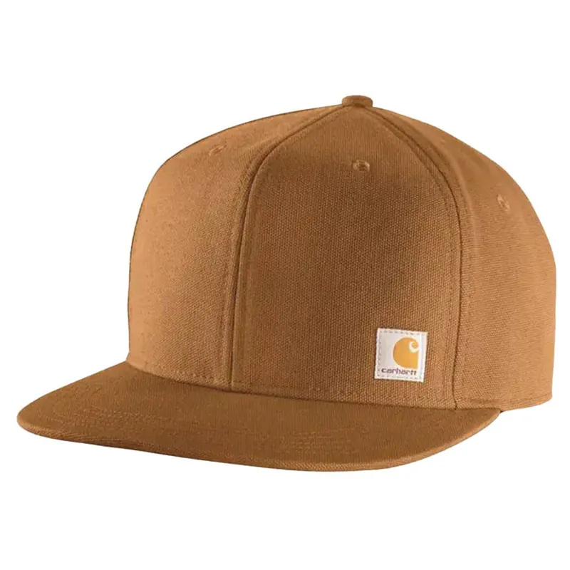 Carhartt Men‘s Firm Duck Flat Brim Cap