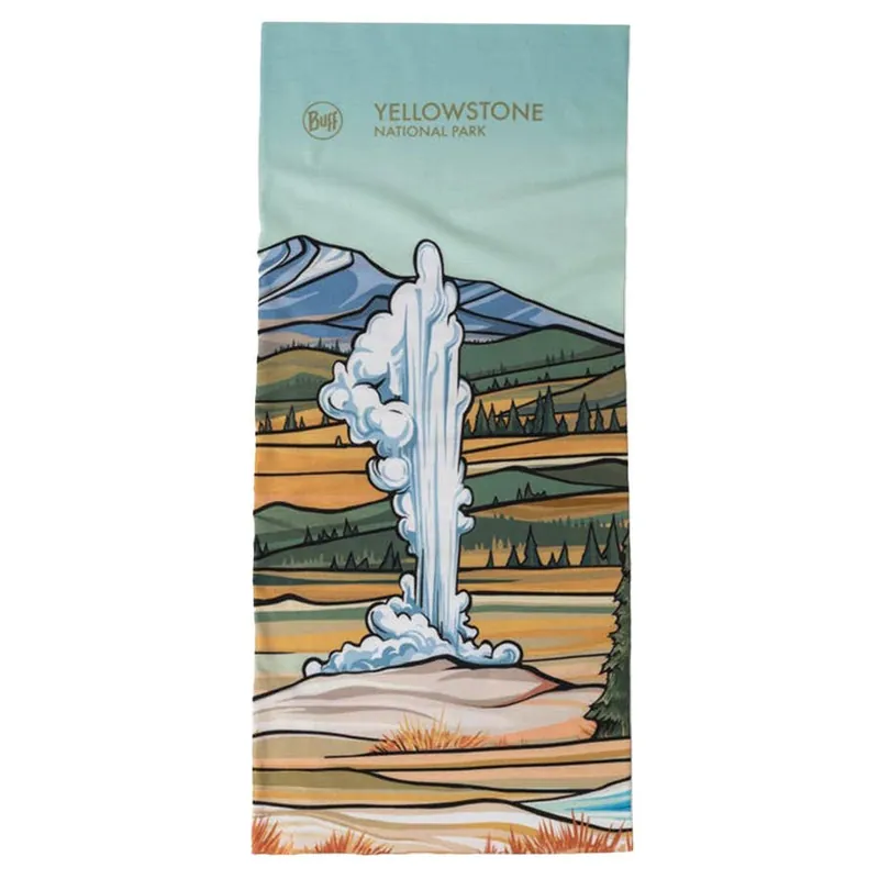 Buff CoolNet UV Yellowstone National Park by Gretchen Leggitt Neckwear