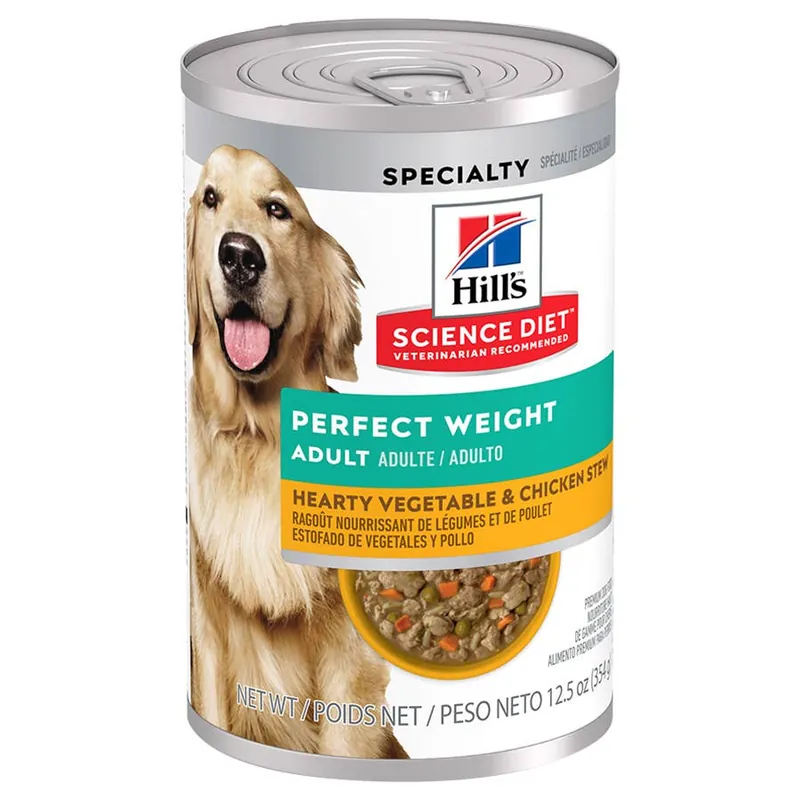 Hill‘s Science Diet Adult Perfect Weight Hearty Vegetable & Chicken Stew Dog Food