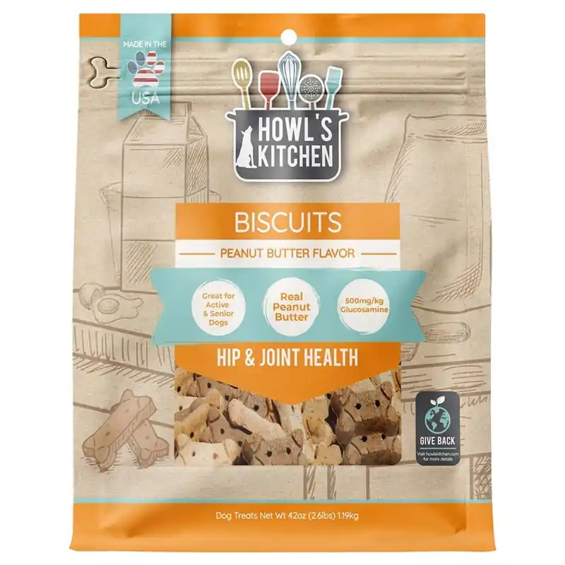 Howl‘s Kitchen Peanut Butter Flavor Hip & Joint Biscuits