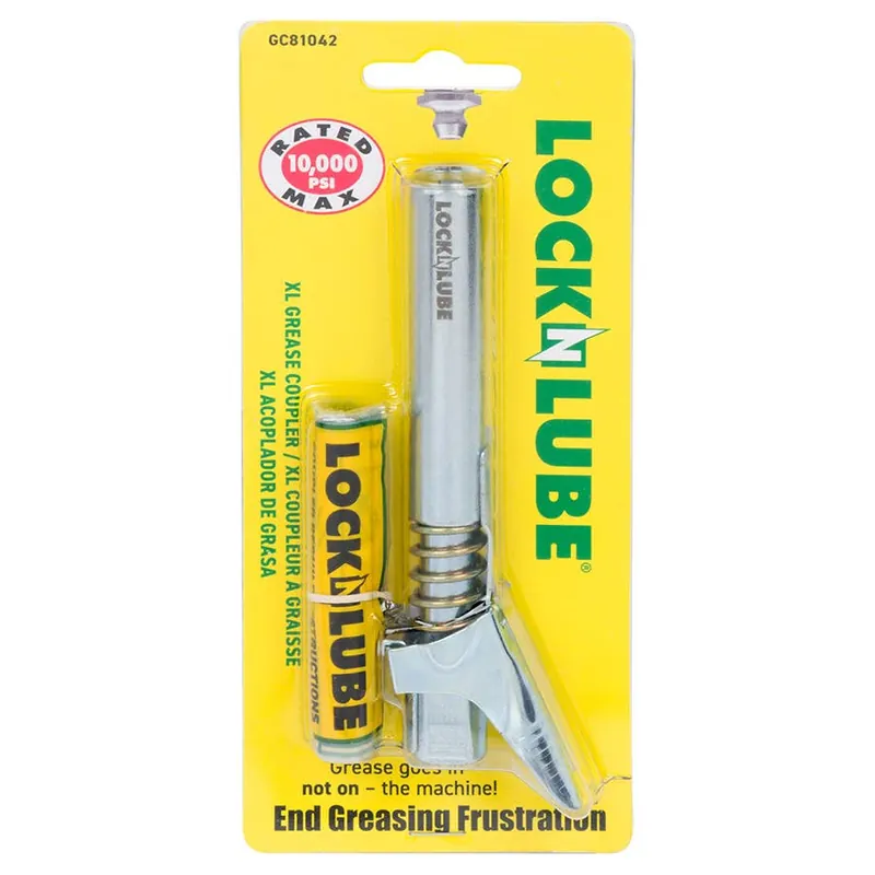 LockNLube Grease Coupler with Spare Rebuild Kit
