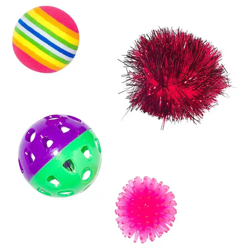 Main Street Pet Ball Variety Pack Cat Toy