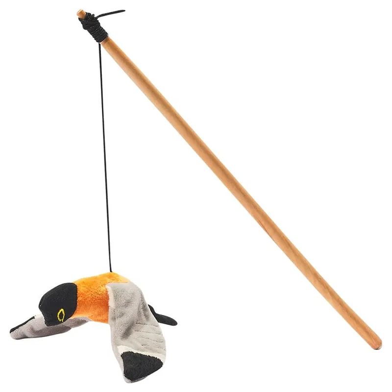 Main Street Pet Bird Teaser Wand Catnip Cat Toy
