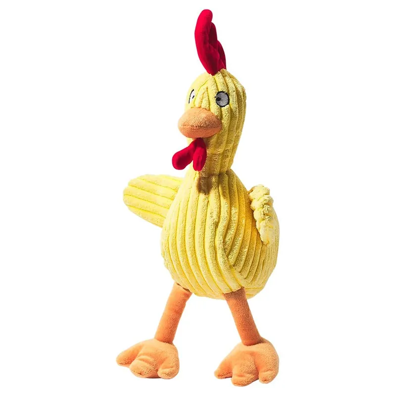 Main Street Pet Chicken Plush Squeaky Dog Toy