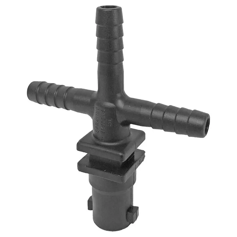 Fimco Nozzle Body Cross Hose Barb with Quick Connect