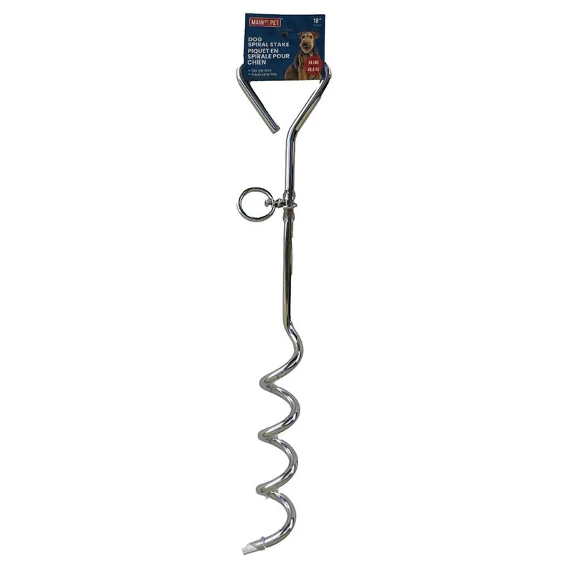 Main Street Pet Tie-Out Dog Spiral Stake