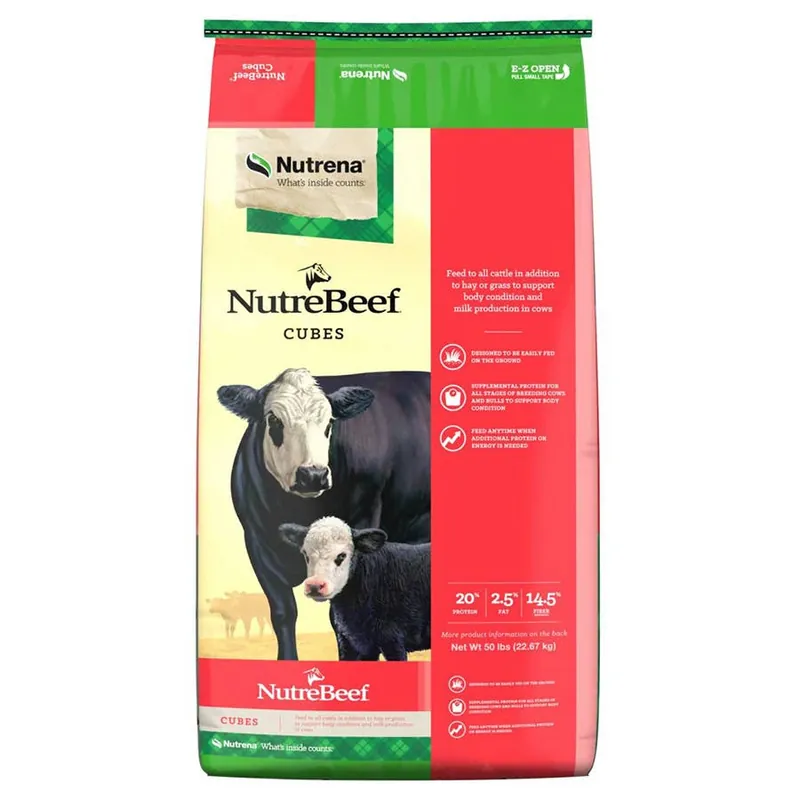 Nutrena NutreBeef 20% Cattle Cube Feed