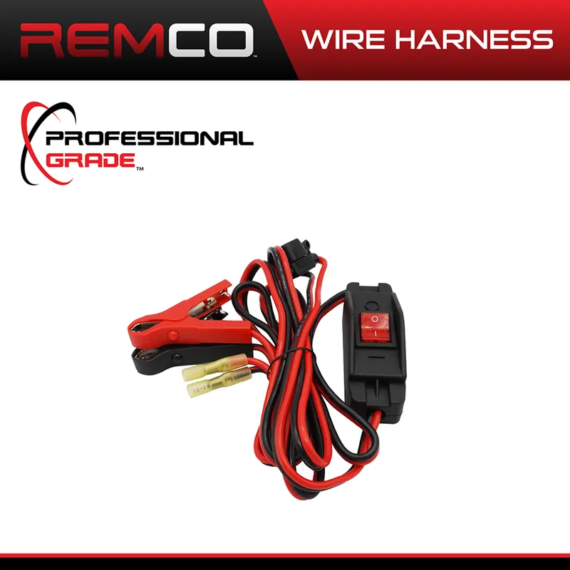 Remco Sprayer Pump 12AWG Wire Harness Kit w/ Switch