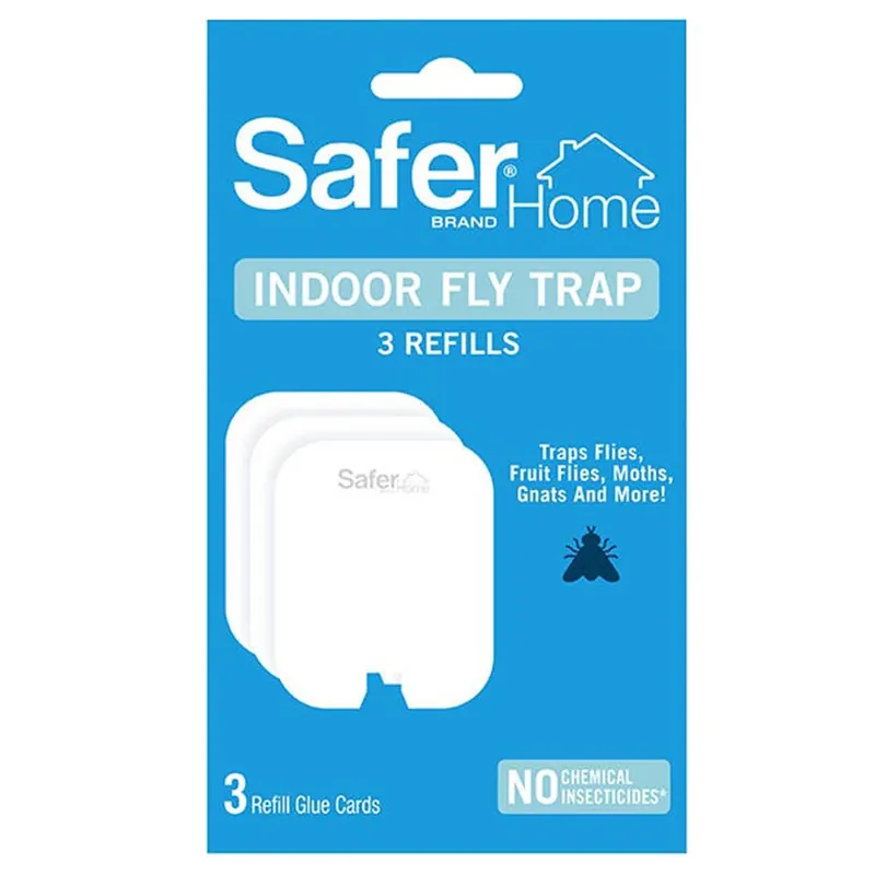 Safer Home Indoor Insect Fly Trap Refill Glue Cards