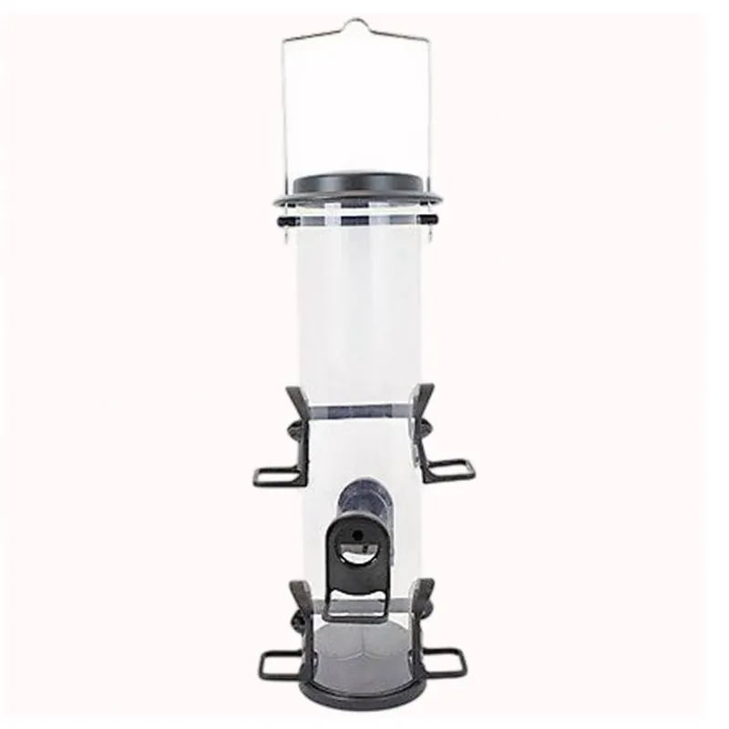 Perky-Pet Black 2-in-1 XL Tube Bird Feeder