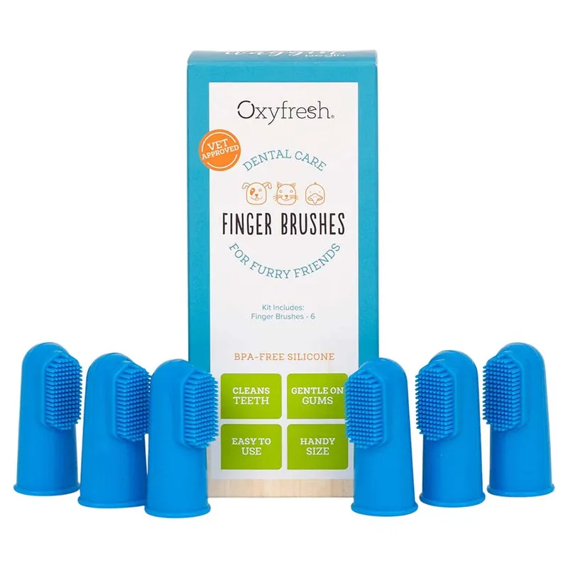 Oxyfresh Premium Pet Super Soft Finger Brushes Set